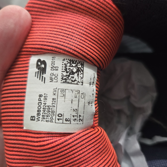 New Balance Women's 880 V8 Size 10 W880GP8 Grayish Blue Running Shoes - Picture 2 of 6